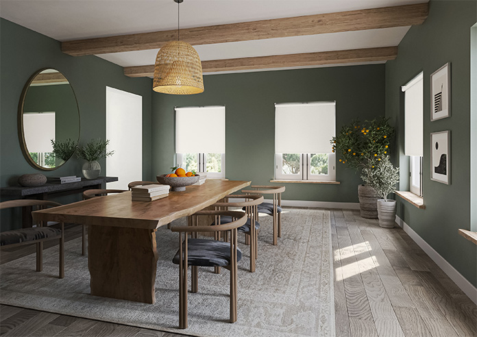 Toulouse (Blackout), Textured Grey - Roller Blind - Image 7